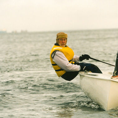Paul Elvstrøm sailing finn