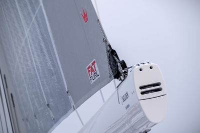 Fatfurl boom Hallberg Rassy 69 in mast furling