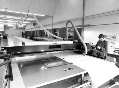 laser cutter elvstrøm sails 1988