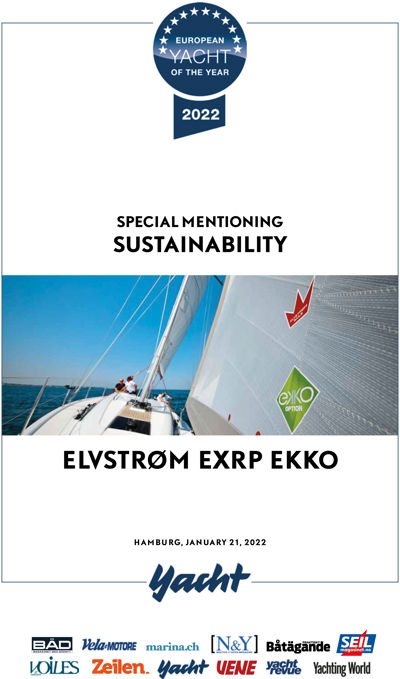 EYOTY Urkunde 2022 SPECIAL MENTIONING SUSTAINABILITY