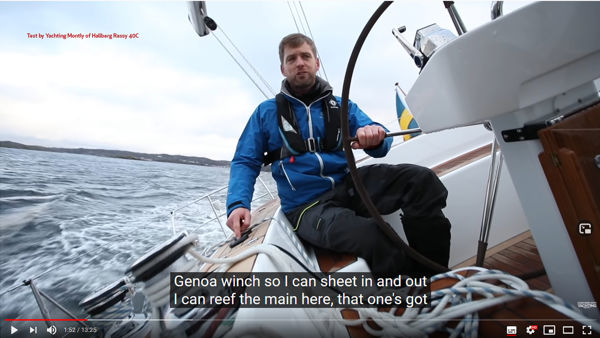 Yachting Monthly test of Hallberg Rassy 40C