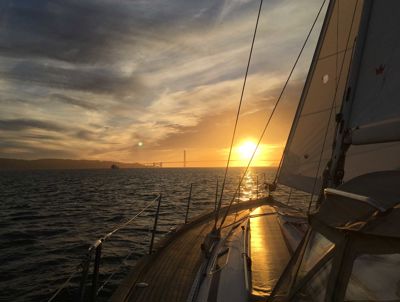 Elvstromsails Greetings Goldengatesunset 1