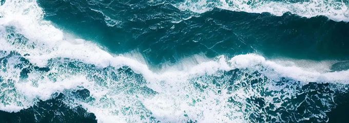 Aerial Drone View With Of Crashing Waves In Crysta 2022 10 07 21 09 50 Utc