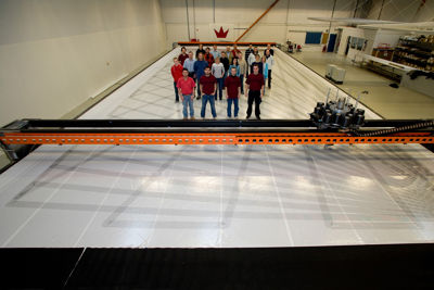 EPEX machine Elvstrøm Sails team